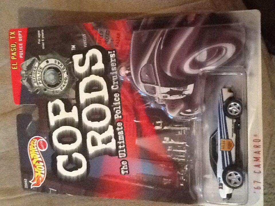 Cop Rods El Paso, TX ‘67 Camaro - Cop Rods Series 1 toy car collectible - Main Image 1