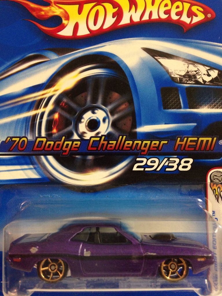 29/38 ’70 Dodge Challenger Hemi - 2006 - HW First Editions™️ toy car collectible - Main Image 1