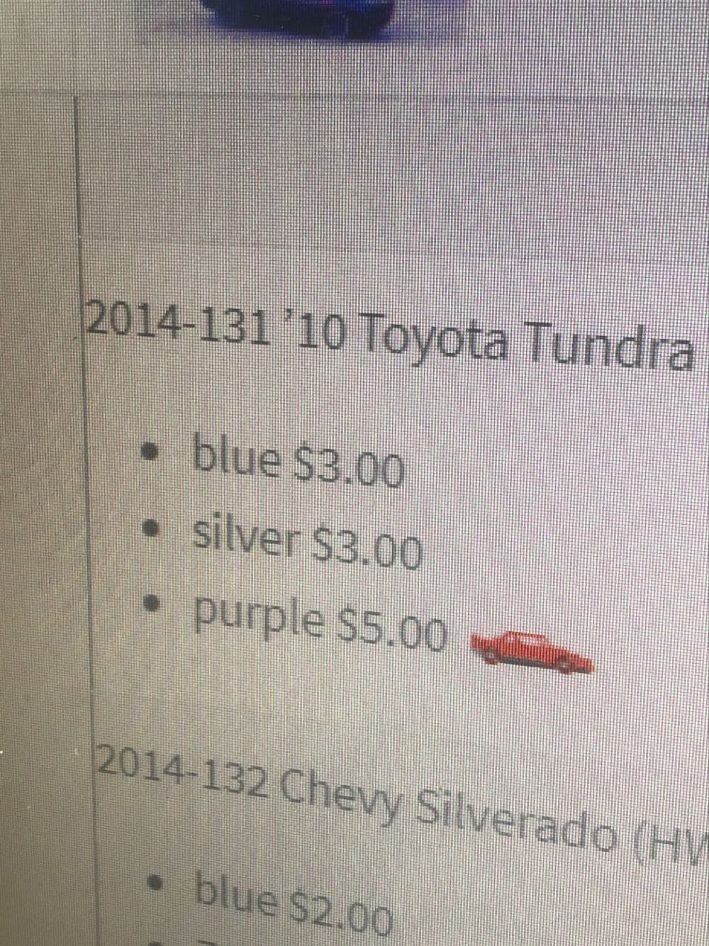 ’10 Toyota Tundra - ’14 HW Off-Road toy car collectible - Main Image 3