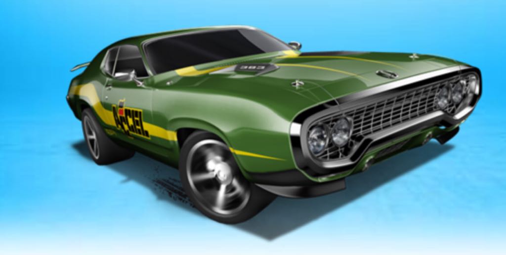 ’71 Plymouth Road Runner - ’14 HW Workshop toy car collectible - Main Image 2