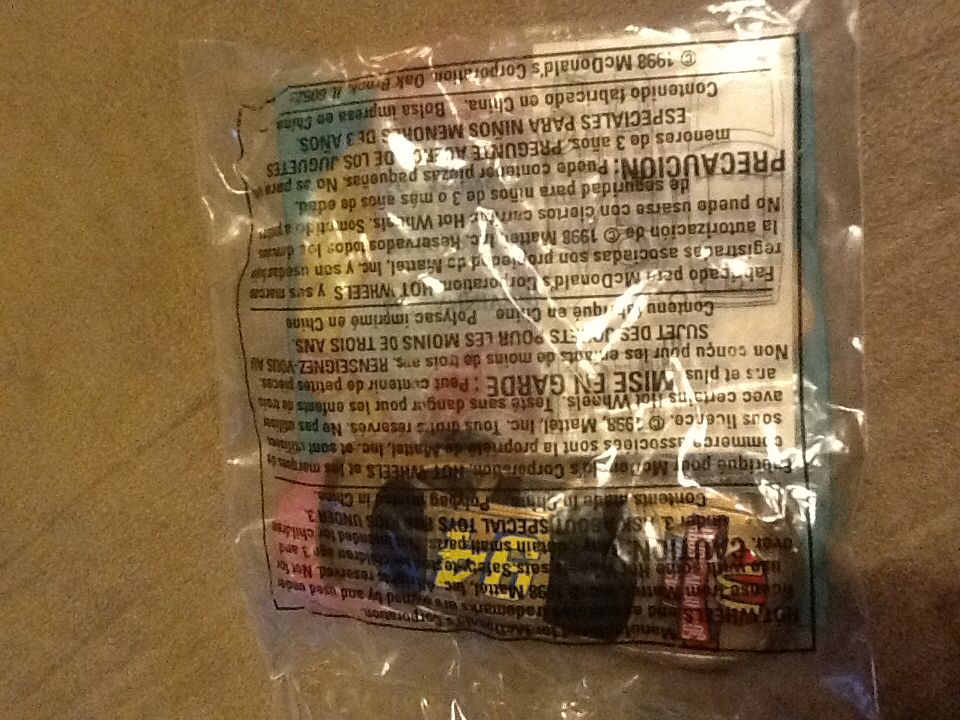 Mcdonalds Happy Meal Hotwheels #8  toy car collectible - Main Image 2