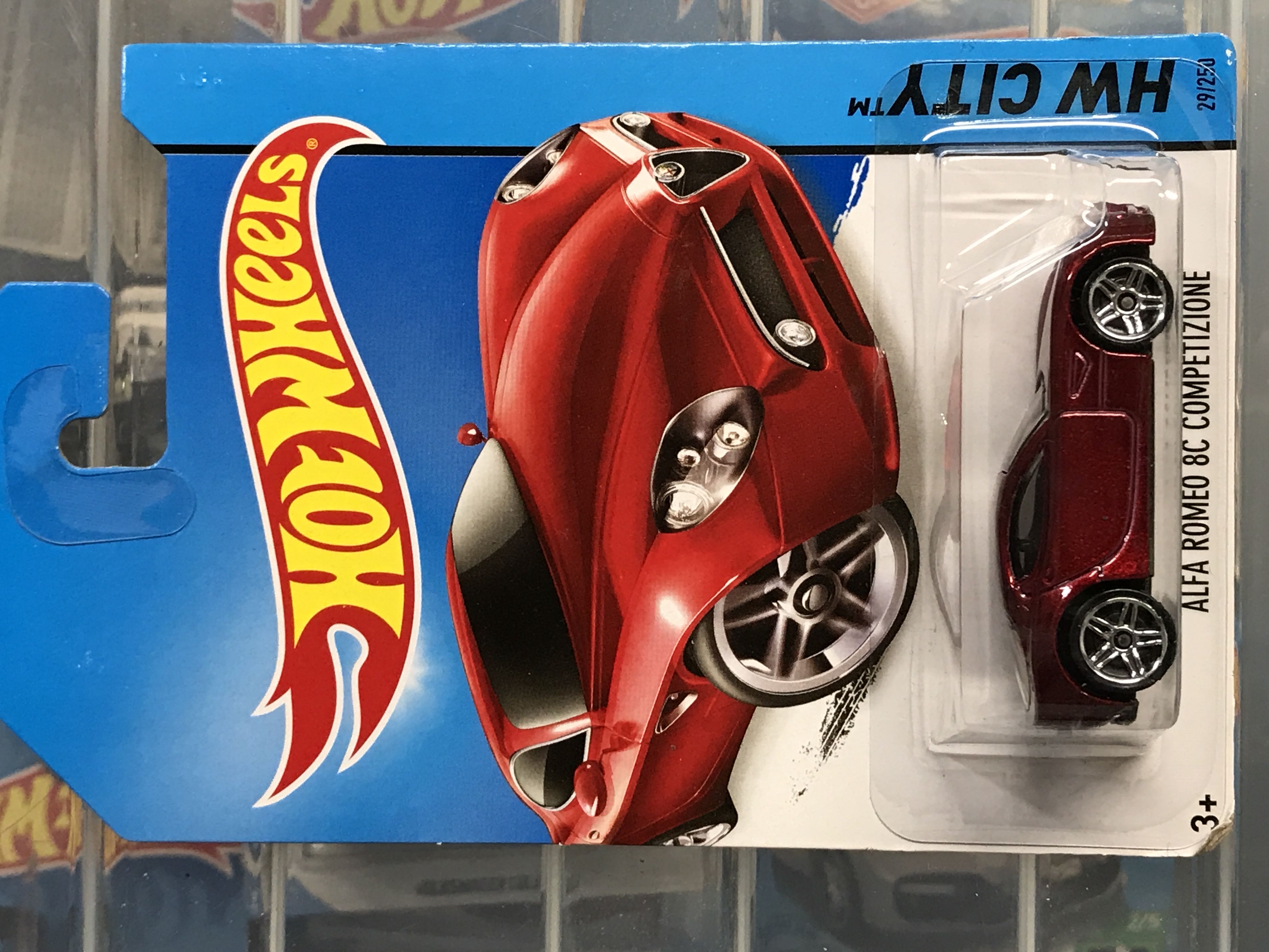 Loose Alfa Romeo 8C Competizione - HW City - Nightburnerz toy car collectible - Main Image 3