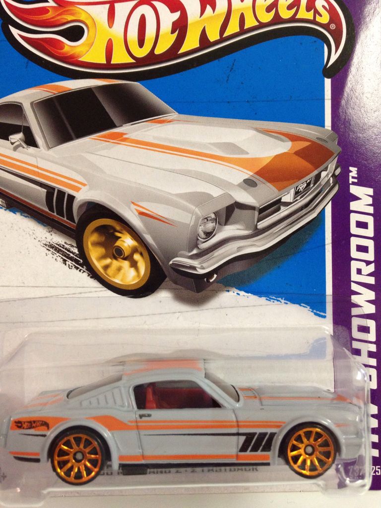 ’65 Ford Mustang Fastback - 2013 HW Showroom toy car collectible - Main Image 1