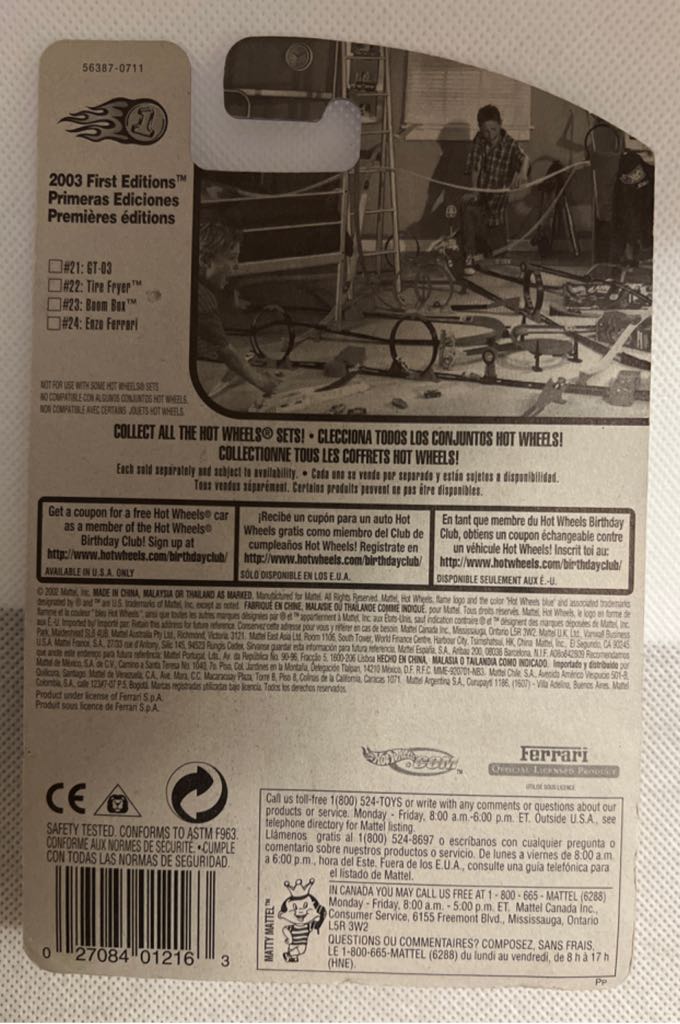 Ferrari Enzo - Red - 2003 First Editions toy car collectible - Main Image 2