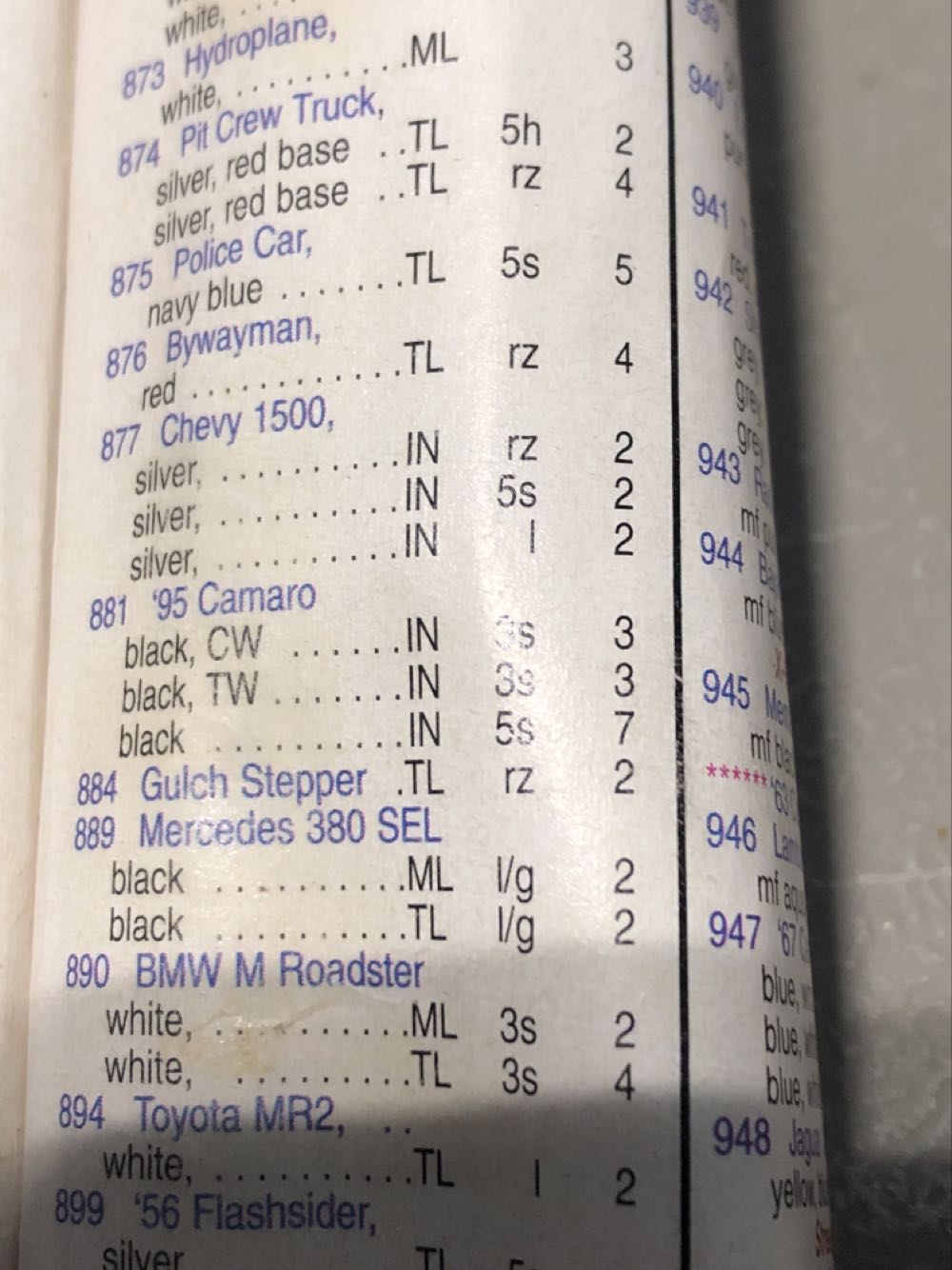 ’95 Camaro - 1998 Mainline Cars toy car collectible - Main Image 2