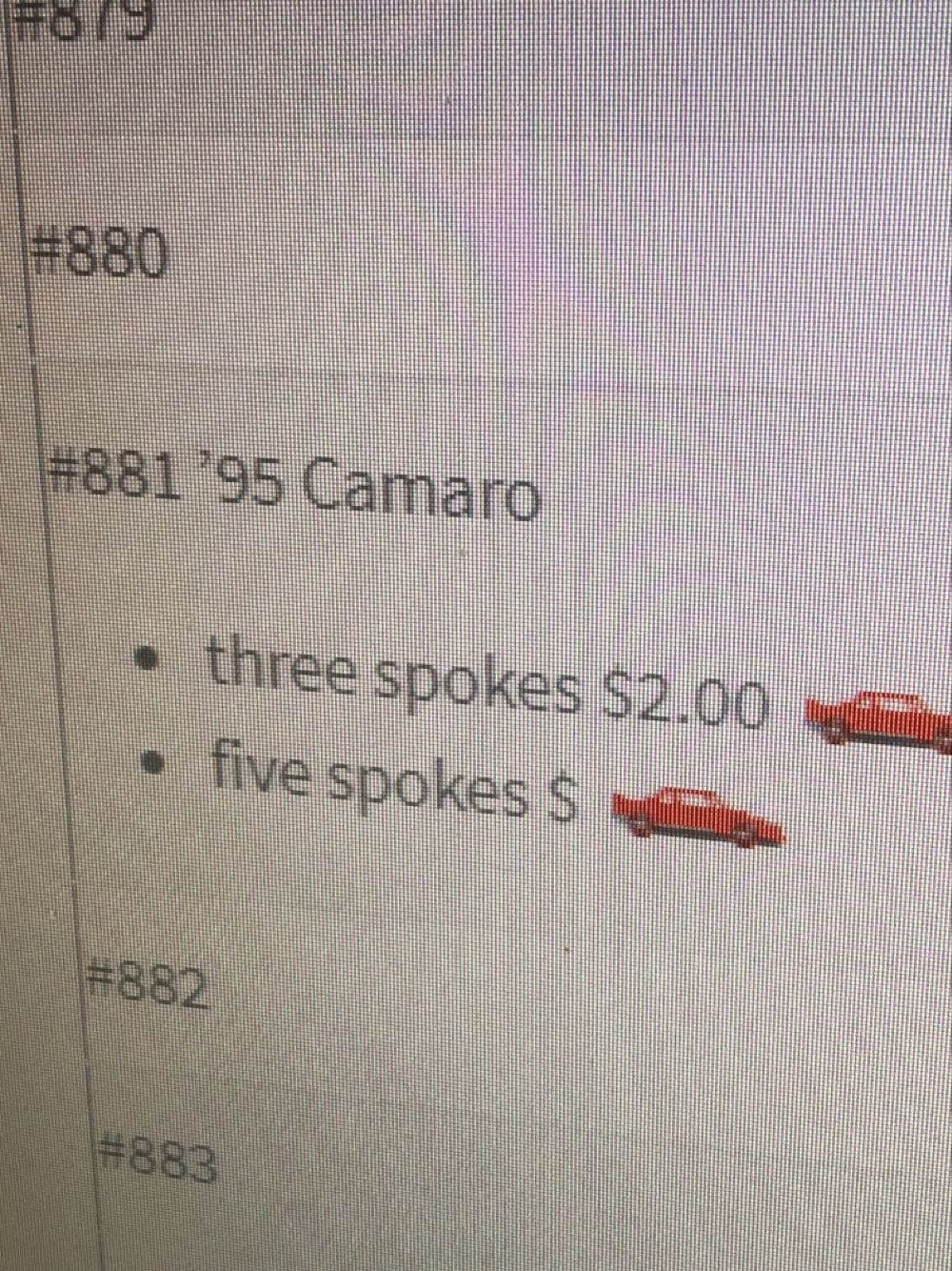 ’95 Camaro - 1998 Mainline Cars toy car collectible - Main Image 3