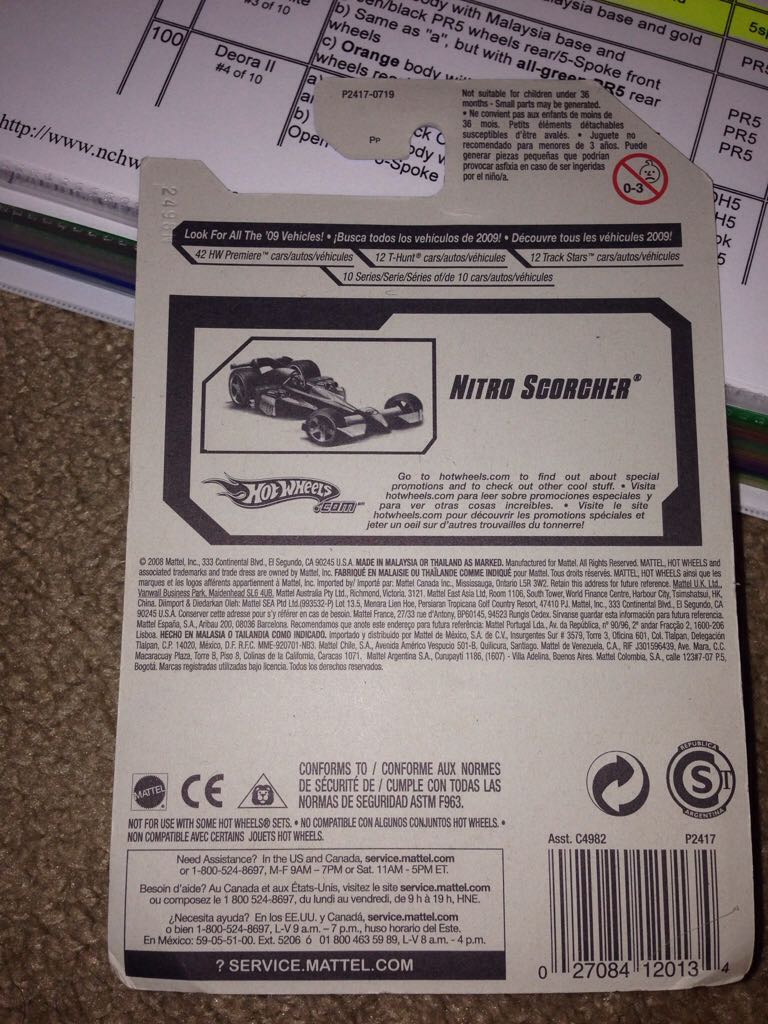 Nitro Scorcher - HW Designs toy car collectible - Main Image 2