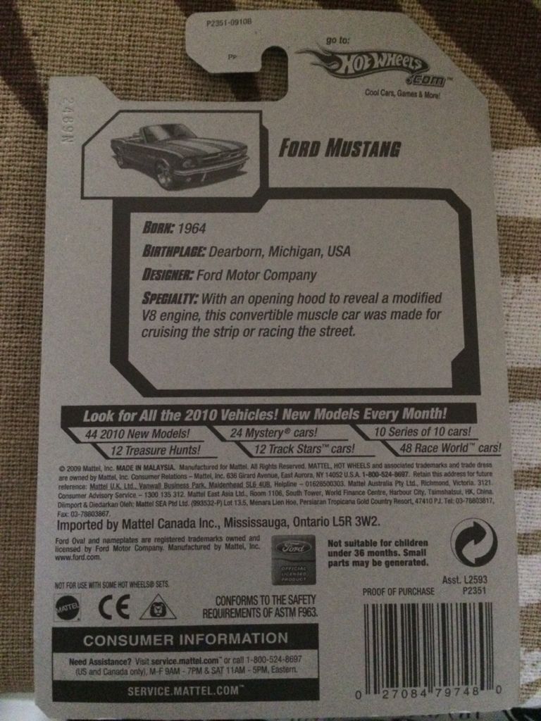Ford Mustang - Treasure Hunt toy car collectible - Main Image 2