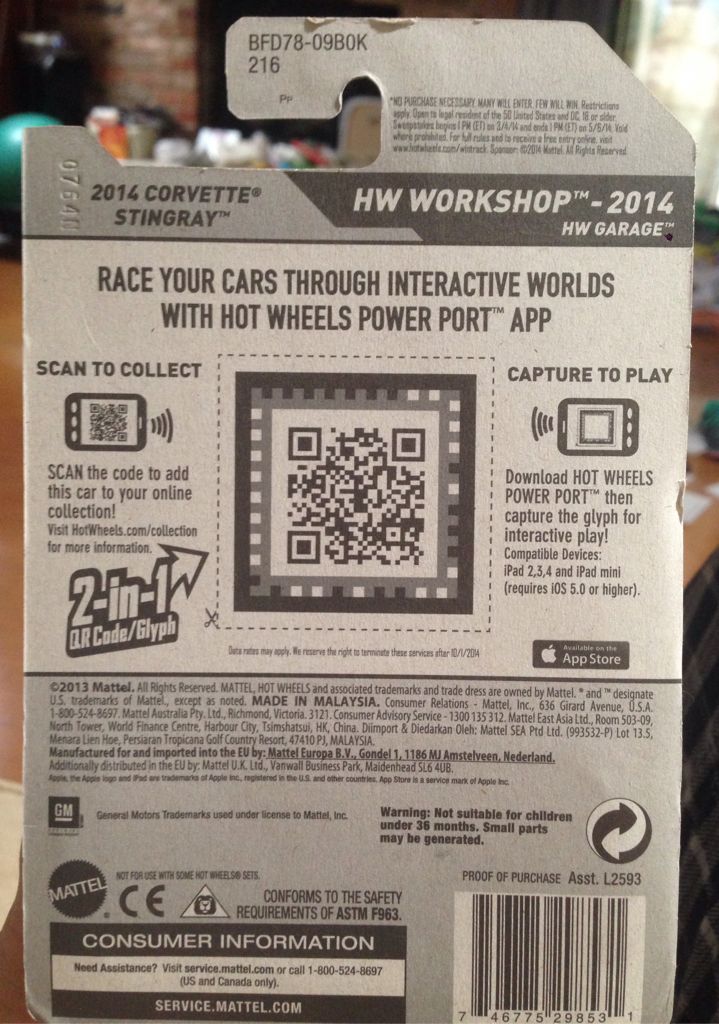 2014 Corvette Stingray - 2014 - HW Workshop - Garage toy car collectible - Main Image 2