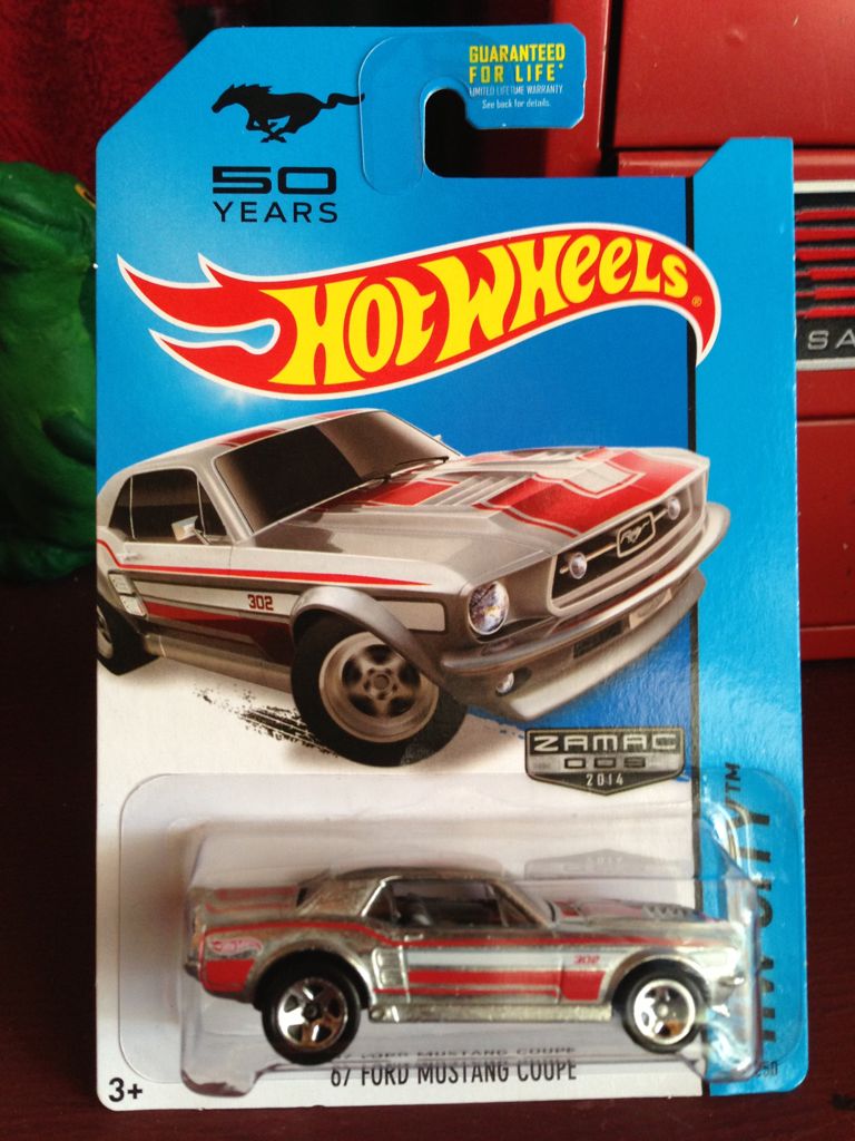 ’67 Ford Mustang Coupe - HW City toy car collectible - Main Image 1