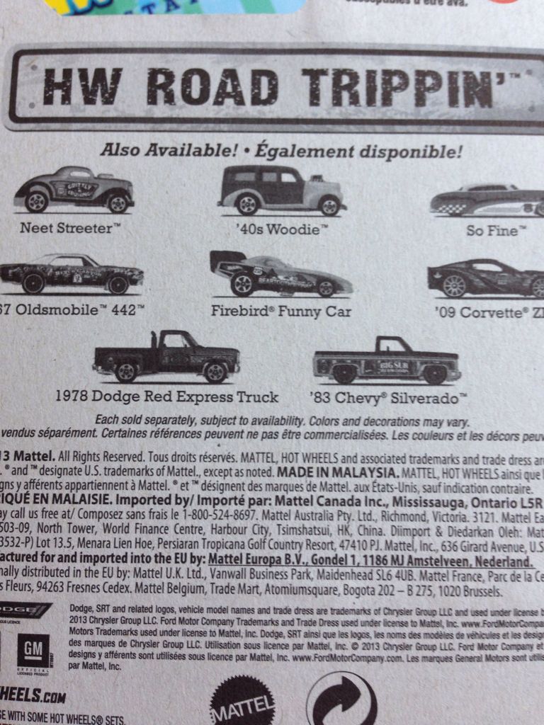 Neet Streeter - 2014 HW Road Trippin’ toy car collectible - Main Image 2