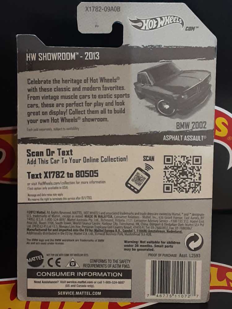 Bmw 2002 - HW Showroom toy car collectible - Main Image 3