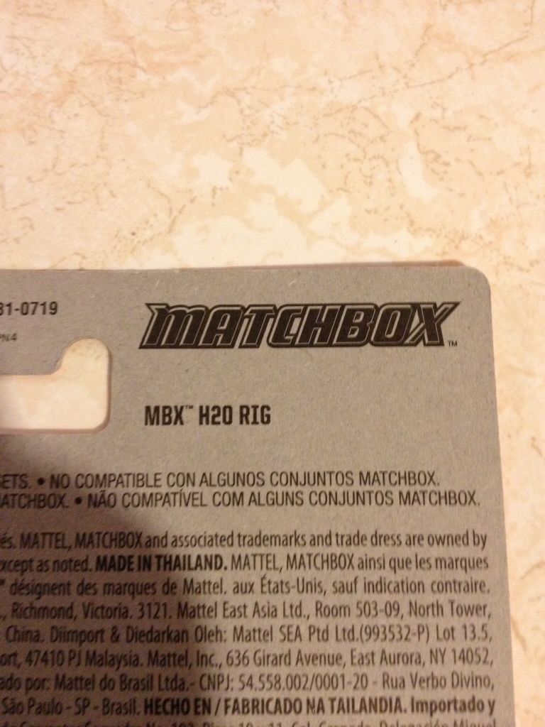 Mbx H2O Rig - Matchbox toy car collectible - Main Image 2