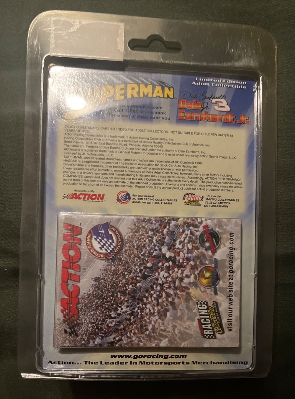 Dale Earnhardt Jr Superman  toy car collectible - Main Image 2