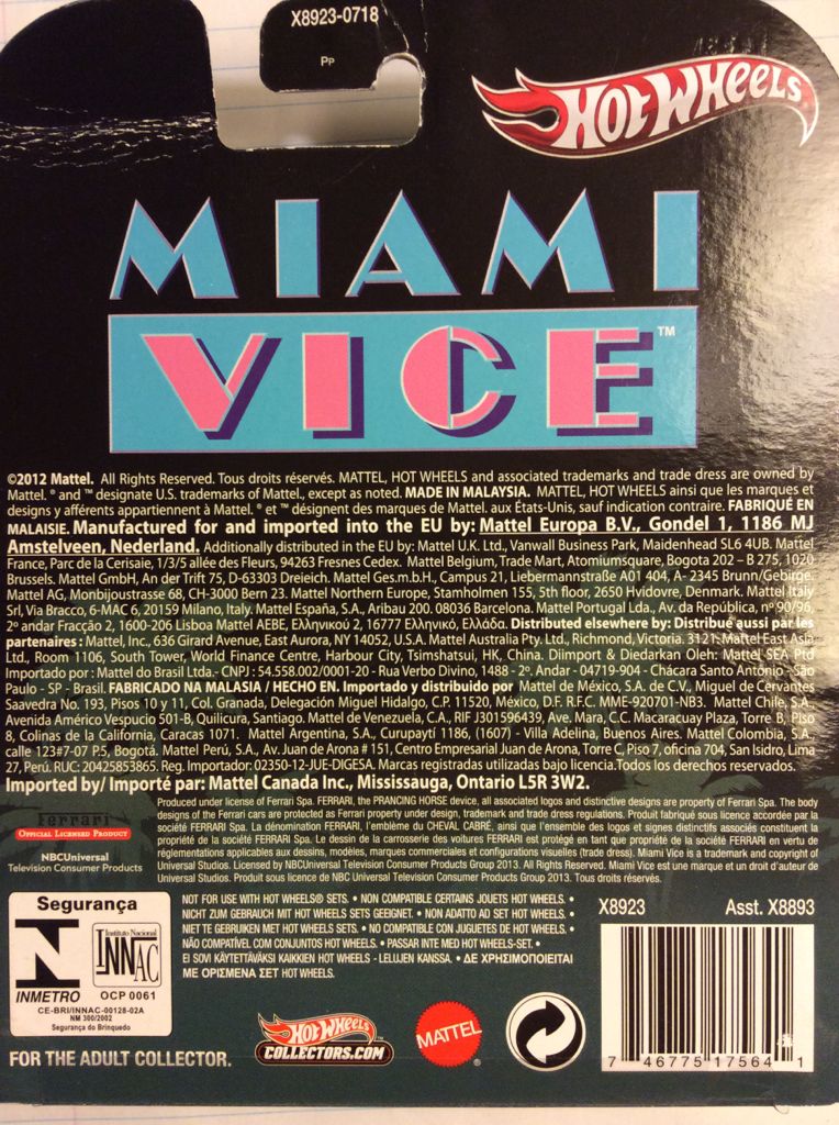 Miami Vice Daytona Spyder - Ferrari 365 GTS4 - 2013 Retro Entertainment Series toy car collectible - Main Image 2