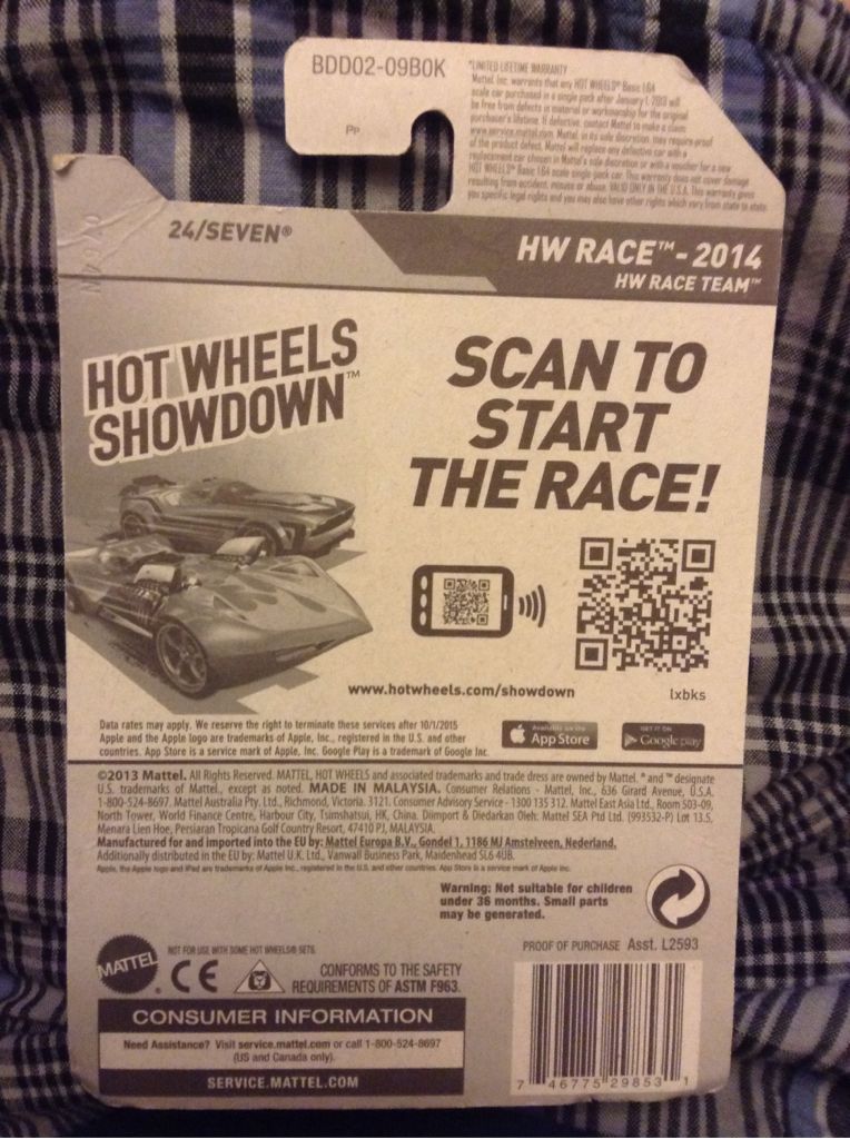 1995 24/Seven - HW Race: HW Race Team toy car collectible - Main Image 2