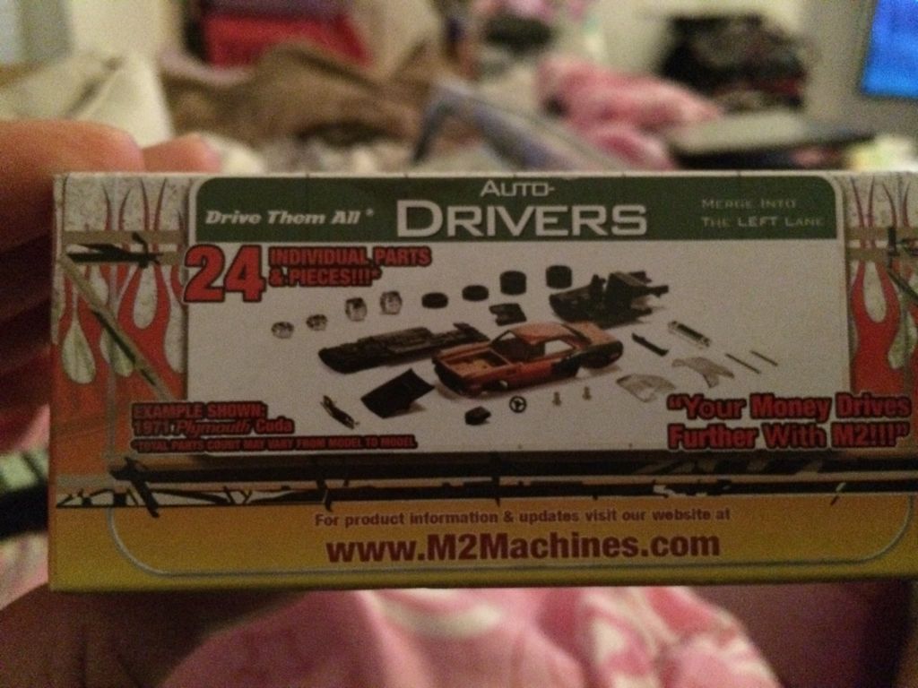 1969 Dodge Charger Daytona HEMI - Auto Drivers Merge Into Left Lane toy car collectible - Main Image 2