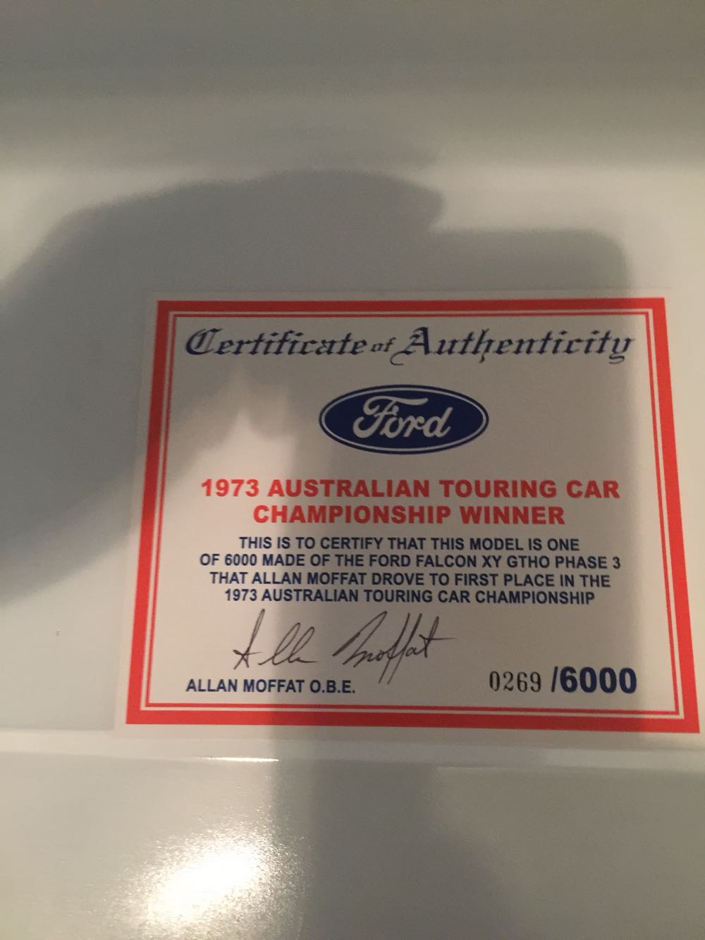 Allan Moffat 1973 ATCC Winner - Allan Moffat toy car collectible - Main Image 4