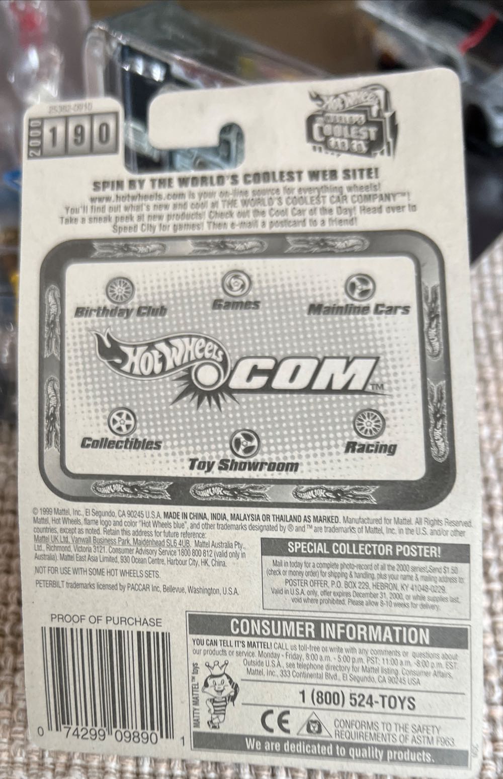 Peterbuilt Dump Truck - 2000 Mainline Cars toy car collectible - Main Image 4