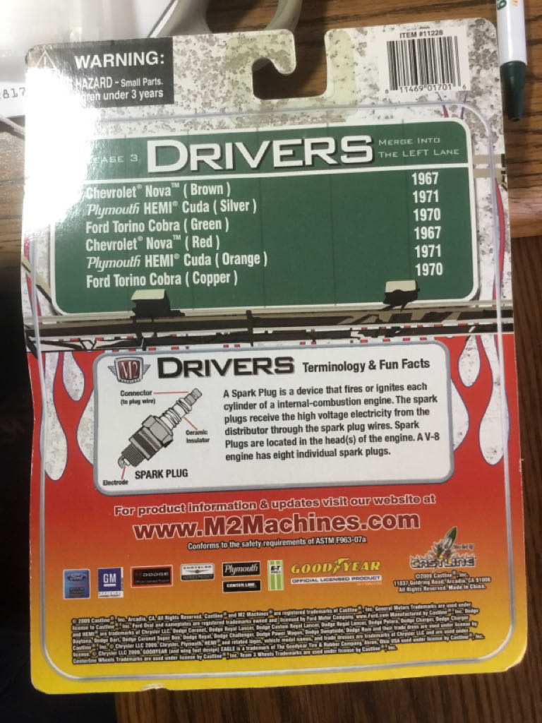 M2 1970 Ford Torino Cobra - Auto-drivers toy car collectible - Main Image 2