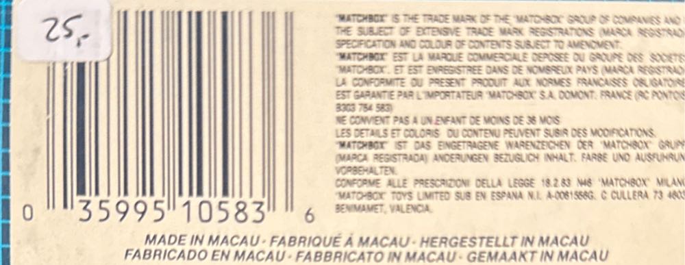 Dodge Dakota - MBX Superfast toy car collectible - Main Image 4