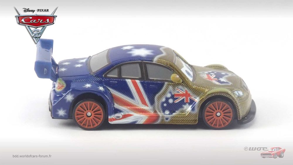 Frosty - (2014 - World of Cars) NEON RACERS (12) toy car collectible - Main Image 3