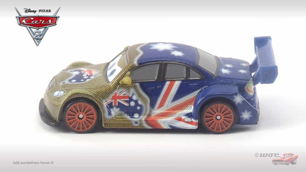 Frosty - (2014 - World of Cars) NEON RACERS (12) toy car collectible - Main Image 4