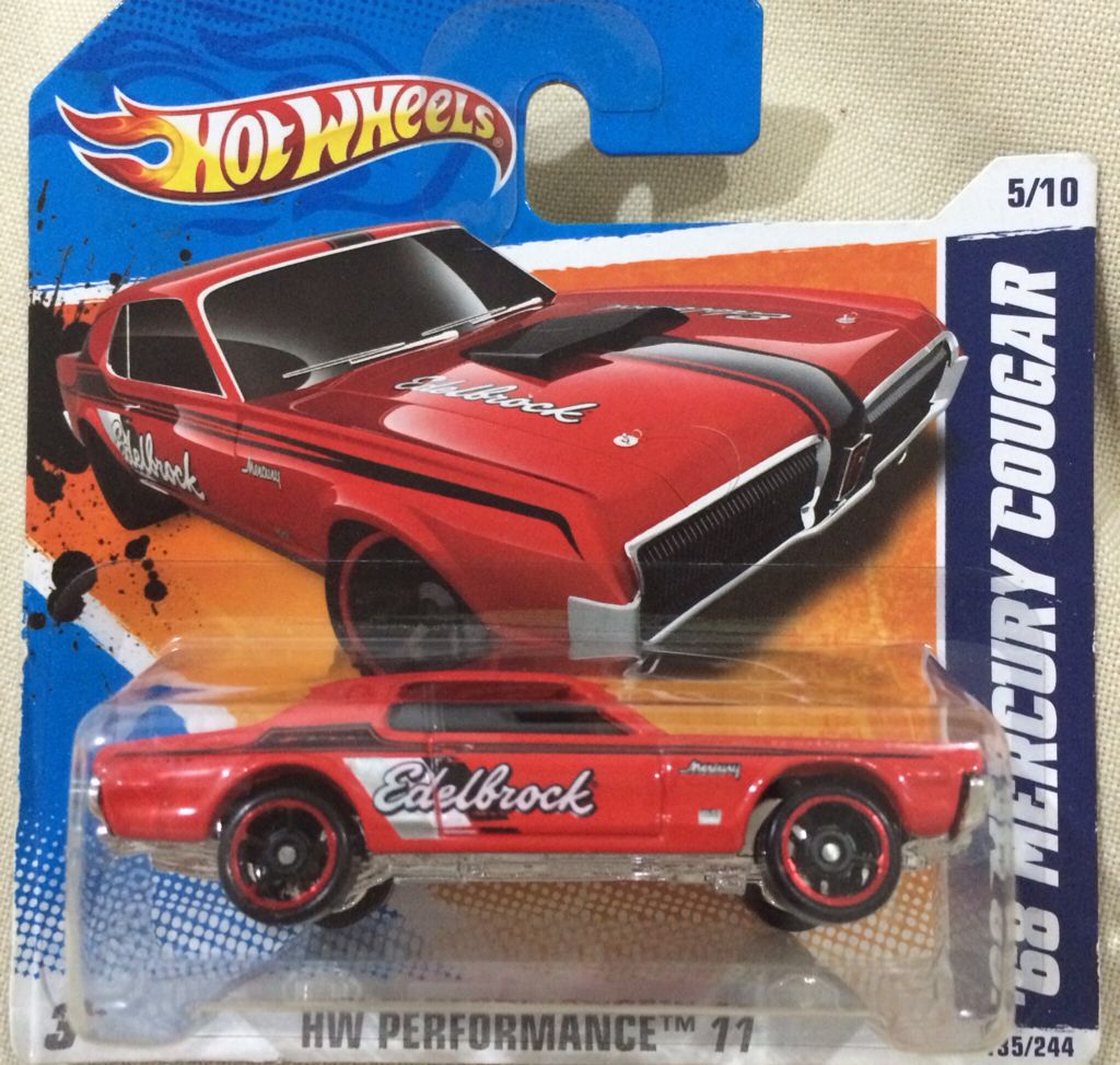 Hotwheels - 2011 HW Performance toy car collectible - Main Image 1
