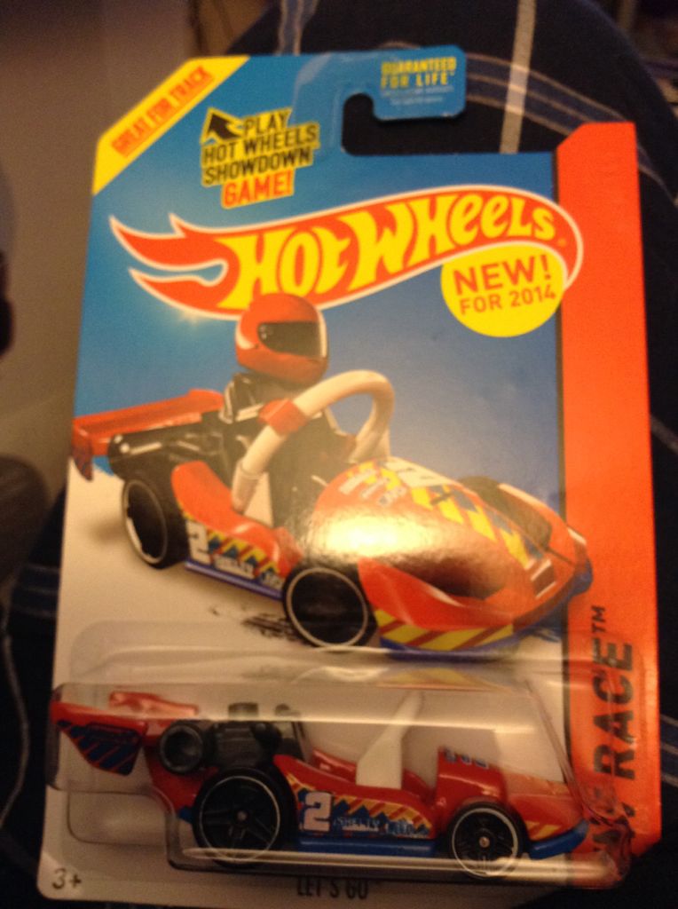 Let’s Go - HW Race - 2014 Track Aces toy car collectible - Main Image 1