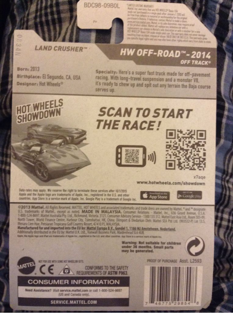 Land Crusher - Off Track toy car collectible - Main Image 2