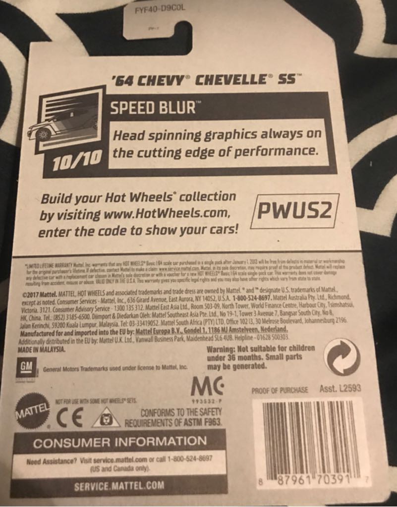 Hot Wheels Chevy Chevelle SS ‘64 - HW WORKSHOP toy car collectible - Main Image 2