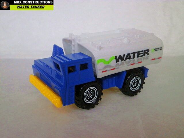 Water Tanker - MBX Construction toy car collectible - Main Image 2