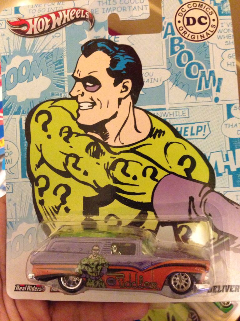 8 crate Delivery riddler  - 2013 DC Comics - Nostalgia Series toy car collectible - Main Image 1