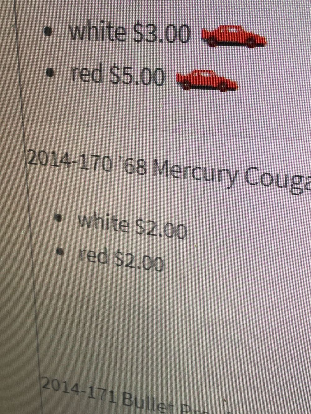 ’68 Mercury Cougar - ’14 HW Race toy car collectible - Main Image 3