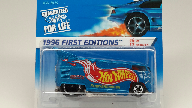 1996 First Edition VW Drag Bus - 1996 First Editions toy car collectible - Main Image 2