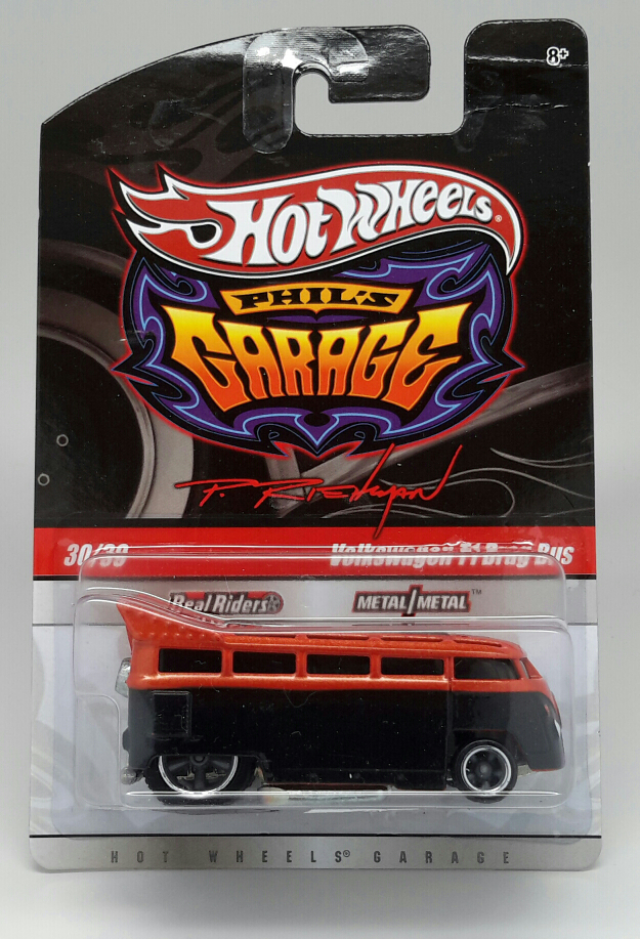 Volkswagen Drag Bus T1 - Hot Wheels Garage toy car collectible - Main Image 1