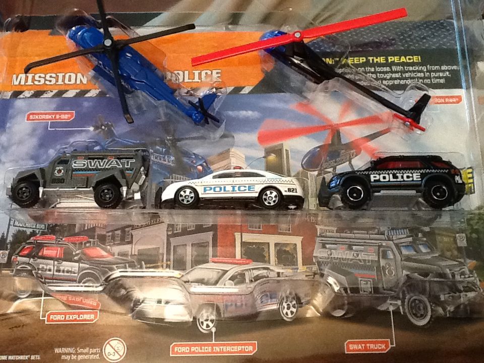 Multi Pack - Mission Force: Police - Matchbox Mission Force: Police toy car collectible - Main Image 1