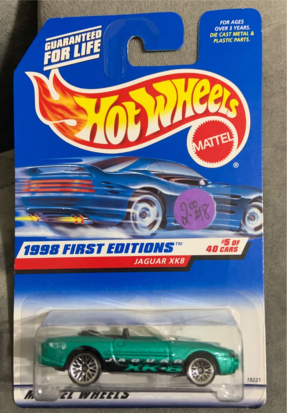 1998 First Editions Jaguar XK8 - 1998 First Editions toy car collectible - Main Image 3