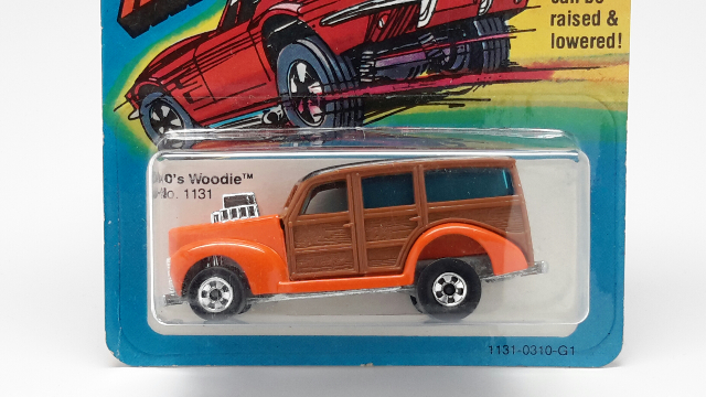 Black Wall Hi Rakers 40’s Woodie - HiRakers toy car collectible - Main Image 2