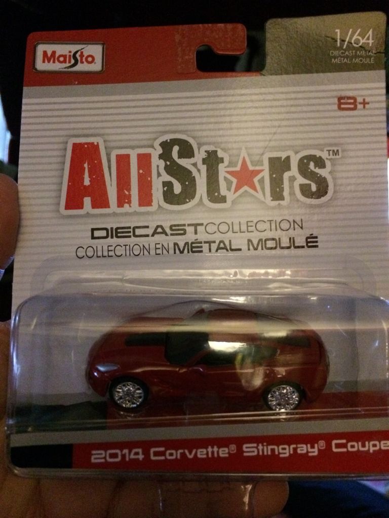 Maisto 2014 Corvette Stingray - AllStars toy car collectible - Main Image 1