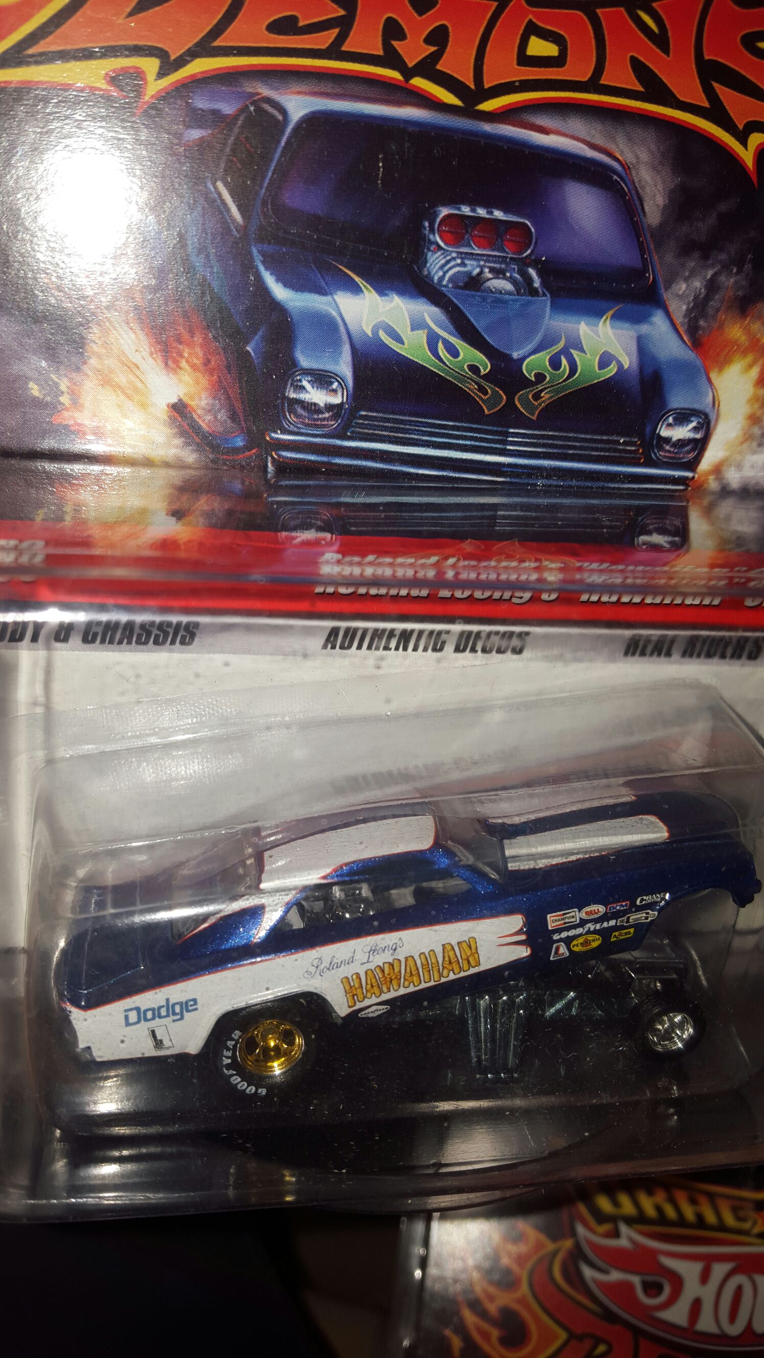 Roland Leongs Hawaiin Charger - 2009 Drag Strip Demons toy car collectible - Main Image 2