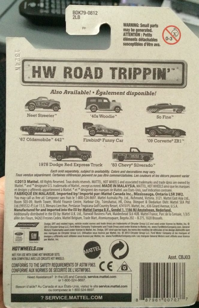 So Fine Road Trippin - 2014 HW Road Trippin Series toy car collectible - Main Image 2