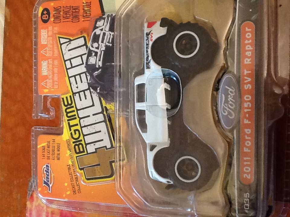 Jada - 2011 Ford F-150 SVT Raptor - Big Time 4-Wheelin toy car collectible - Main Image 1