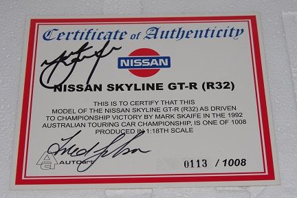 Mark Skaife 1992 ATCC Winning Nissan GT-R - ATCC toy car collectible - Main Image 2