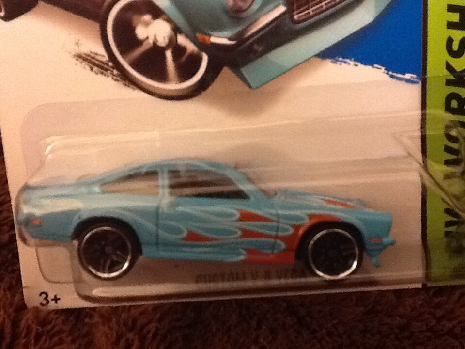 HW Workshop Custom V8 Vega - 2014 Heat Fleet toy car collectible - Main Image 2