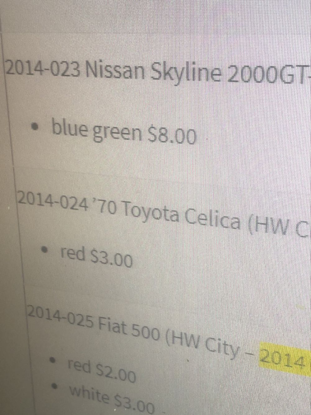 ’70 Toyota Celica  toy car collectible - Main Image 3