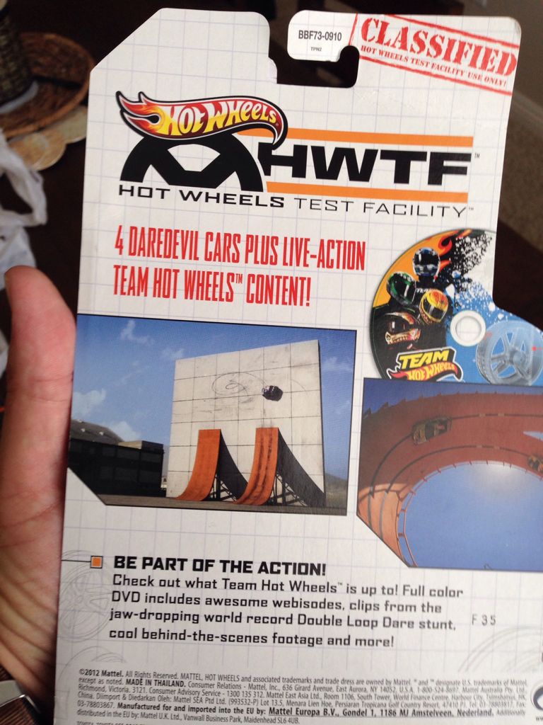 Hot Wheels Test Facility 4-pack - HWTF toy car collectible - Main Image 2