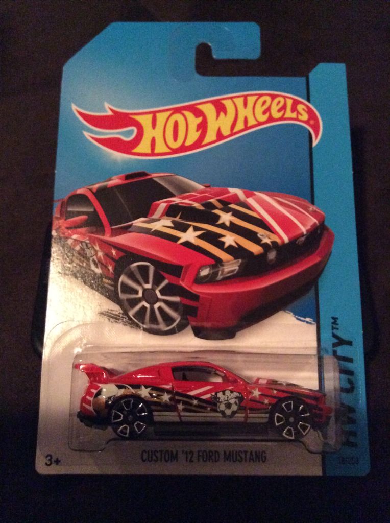 Hotwheels Custom 12 Ford Mustang  toy car collectible - Main Image 1