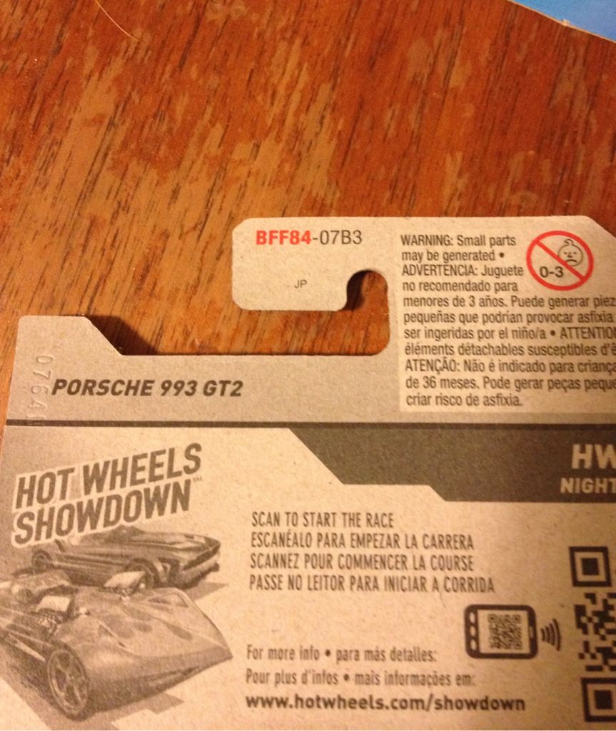 Porche 993 Gt2 - Hot Wheels Showdown toy car collectible - Main Image 2