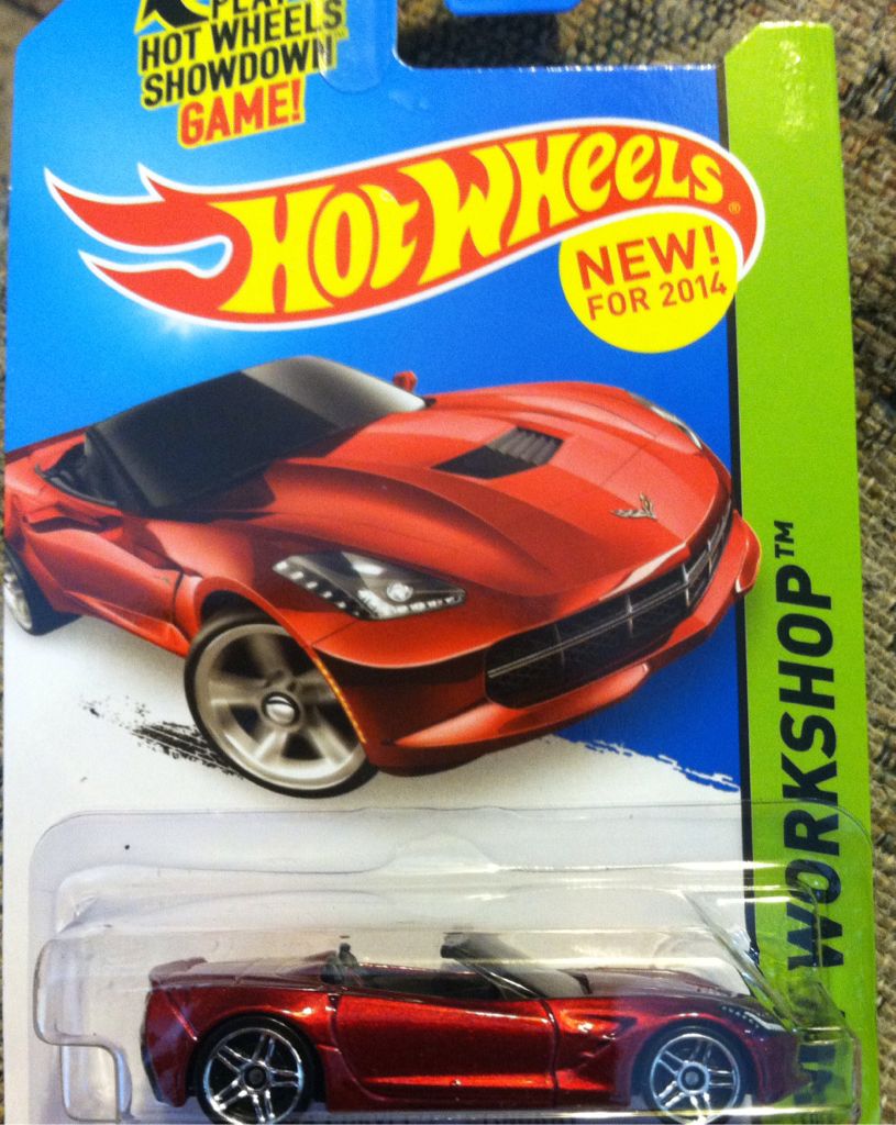 ’14 Corvette Stingray - ’14 HW Workshop toy car collectible - Main Image 1